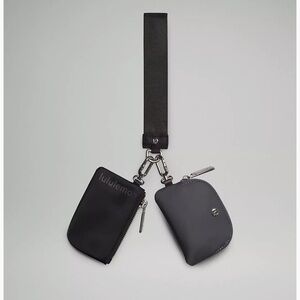 NWT lululemon dual pouch wristlet